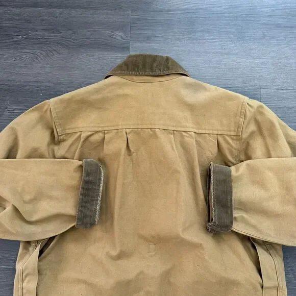 VTG 40s Duxbak Jacket Canvas Waterproof HuntingRainproof 44 Utica MINT